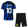 Maillot de Supporter Inter Milan Lautaro Martinez 10 Domicile 2023-24 Pour Enfant